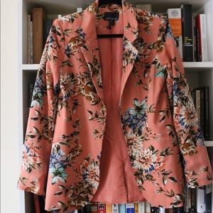 Cynthia Rowley floral blazer